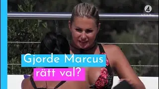 Rebeccas besvikelse efter parindelningen I Love Island Sverige 2018 (TV4 Play)