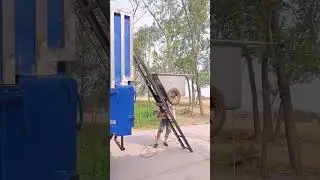 Grain elevator used in the countryside to collect grain