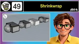 Rhino 8 3D Shrinkwrap Command - Perfect Modeling Tutorial (Hindi) #rhino8 #3ddesign #tutorial #cad