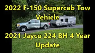 Взгляд на мой тягач F 150 SuperCab и 4-летний обзор Jayco 224 BH