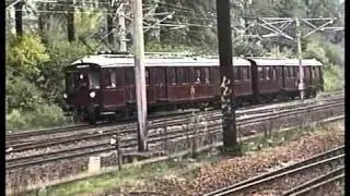 Rangering + diverse tog ved Østerport station  1995
