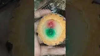 Jajan, Pie vla susu jelly hijau merah 🥰 #shorts