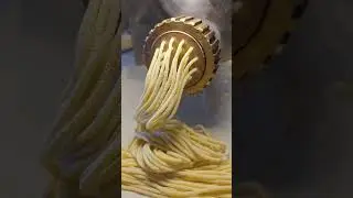 Produzione pasta fresca spaghetti bigoli con macchina professionale La Fattorina VIP/2