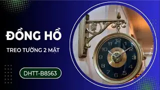 Đồng Hồ Treo Tường Hai Mặt DHTT-B8563 &ndash; Thiết Kế Độc Đ&aacute;o, Chất Liệu Cao Cấp
