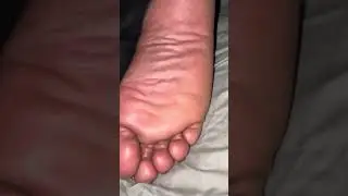 My wife beautiful sleeping ebony feet #footnation #feet #feetshorts #toes #beautiful #soles #sleep 