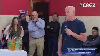 Brindis fin de a&ntilde;o con colaboradores/as de la CEEZ