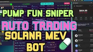 Advanced Pump Fun sniper bot setup | Solana MEV bot full runtime demo
