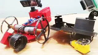 Robot fight at home   The robot saw a drill against a robot