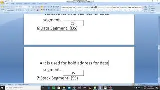 Types Of Registers In Assembly,Lecture 03