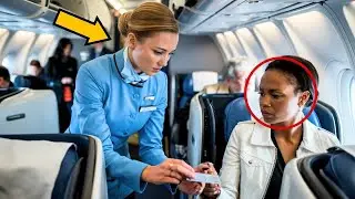 NEW!Racist Flight Attendant Confronts Black Woman, When Her CEO Mom Steps In What Happens Is Shocki