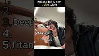 Ranking best voice talent