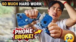 Itni mehnat ke baad iPhone 13 liya aur toot gaya 💔📱