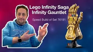 LEGO Infinity Gauntlet Speed Build | Satisfying & Cinematic (Set 76191)