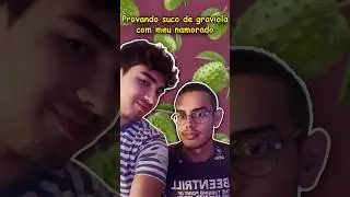 Gringo provando suco de graviola pela primeira vez