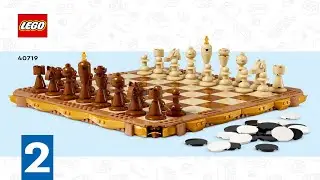 LEGO instructions - Miscellaneous - 40719 - Traditional Chess Set (Book 2)