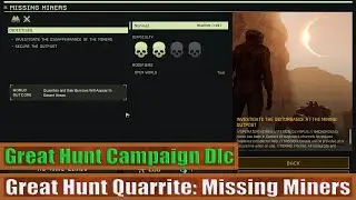 Icarus: Great Hunt Quarrite Campaign: Missing Miners: Olympus: Great Hunt Campaign Dlc