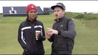 Repost from Seb C Brown: PLAYING ROYAL PORTRUSH WITH THE GIRL THAT HITS IT 400 YARDS!