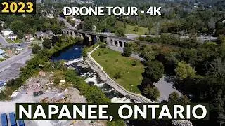 🌿 Discover Napanee in 4K &ndash; Aerial Views of Ontario&rsquo;s Charming Riverside Town 🚁✨