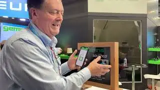 Battery-free smart lock demo from Gemns at #CES2026