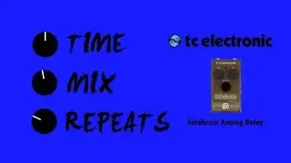 Hear It First | TC Electronic Echobrain - All-Analog Delay Pedal