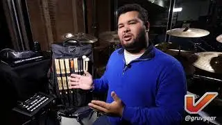 QUIVR drum stick bag demo by drummer Max Aguilar (Spanish)