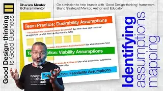 MBA Design thinking Sessions: Assumptions mapping | Dharam Mentor
