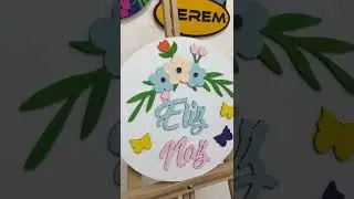 3D Door Nameplate|Personalized Wooden Sign Door Hanger Decor Birth Gift Baby - Made in Bangladesh