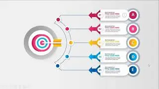 Goals infographic template