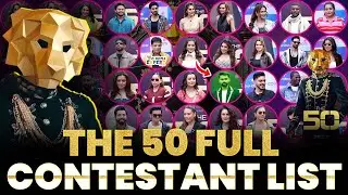 OMG! The 50 Reality Show Contestants FULL List Revealed 😱 | Premiere Shoot DAY Arrival Update!