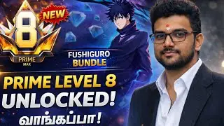 😱 PRIME LEVEL 8 UNLOCKED! 🔥 I GOT FUSHIGURO BUNDLE 🤯 | Free Fire Tamil #jujutsukaisen