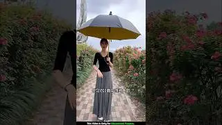 Hey You Crazy Girl What Kind Of Umbrella Is This? 😂🌧️