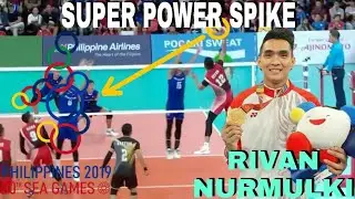 Best Actions RIVAN NURMULKI vs Philippines | Volleyball Sea Games 2019 | Voli Hits Indonesia