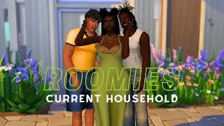 roomies: a love triangle for the ages ❤️&zwj;🔥 | the sims 4 current household