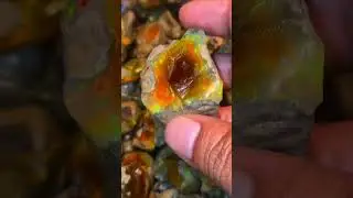 Natural Ethiopian opal rough Rainbow fire flashy fire best quality opal rough.