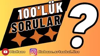 10.SINIF DİN KÜLTÜRÜ 1.DÖNEM 1.YAZILI ÖRNEK ÇALIŞMA SORULARI(YENİ)