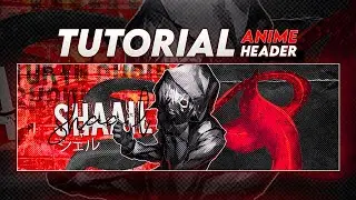 Tutorial: How To Make An ANIME Header/Banner in Photoshop! + FREE TEMPLATE 🎨 (Extremely Easy)