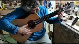 Flamenco Meistergitarre Rafa de Valeriano - Flamenca Blanca 2022