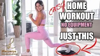 MICHELLE LEWIN: Easy Home Workout // No Equipment // Lower Body