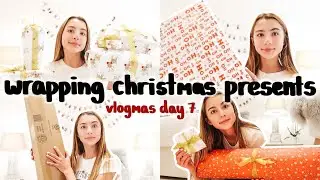 WRAPPING CHRISTMAS PRESENTS 2020! (wrap gifts with me) vlogmas day 7