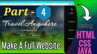 Part - 4 | How to make full website | By Coding Is Awesome #makeresponsivewebsite