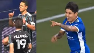 Eduardo Lopez Chofis & Javier Hernandez Chicharito Hat Trick 3 Goles 2021