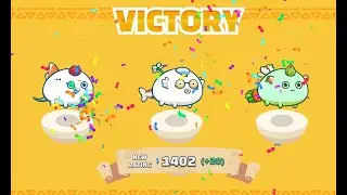 Axie Infinity: 3v1 Aqua Bidens/Lam Build. Anti Terminator and Poison Team. 1400 MMR | CGC Space