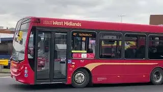 National Express West Midlands Enviro 200 757 Bus Route 47 Wednesbury 