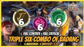 FULL CONTROL COMBO | BADANG MARKSMAN + CLAUDE WRESTLER | 6 MM 6 ELF 6 WRESTLER | MAGIC CHESS