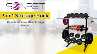 SONRET - Dumbbell Stand for Home | Heavy Duty Steel gym rack Dumbbell Stand