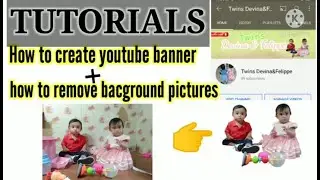 Create Youtube Banner using Kinemaster | How to remove background pictures | Using Mobile Phone