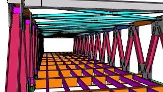 MODELING 60 METER of BRIDGE #shorts