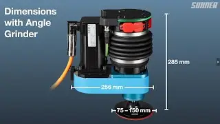 EFC-02 the most compact active compliance device for robotic grinding.