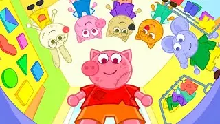 PEPPA PIG Zombie 🐷 Peppa Pig and Friends &ndash; Learn Colors, Match Shapes & Play Dress Up Colors 🎵