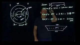 How to calculate the cut length to make a rolled metal ring